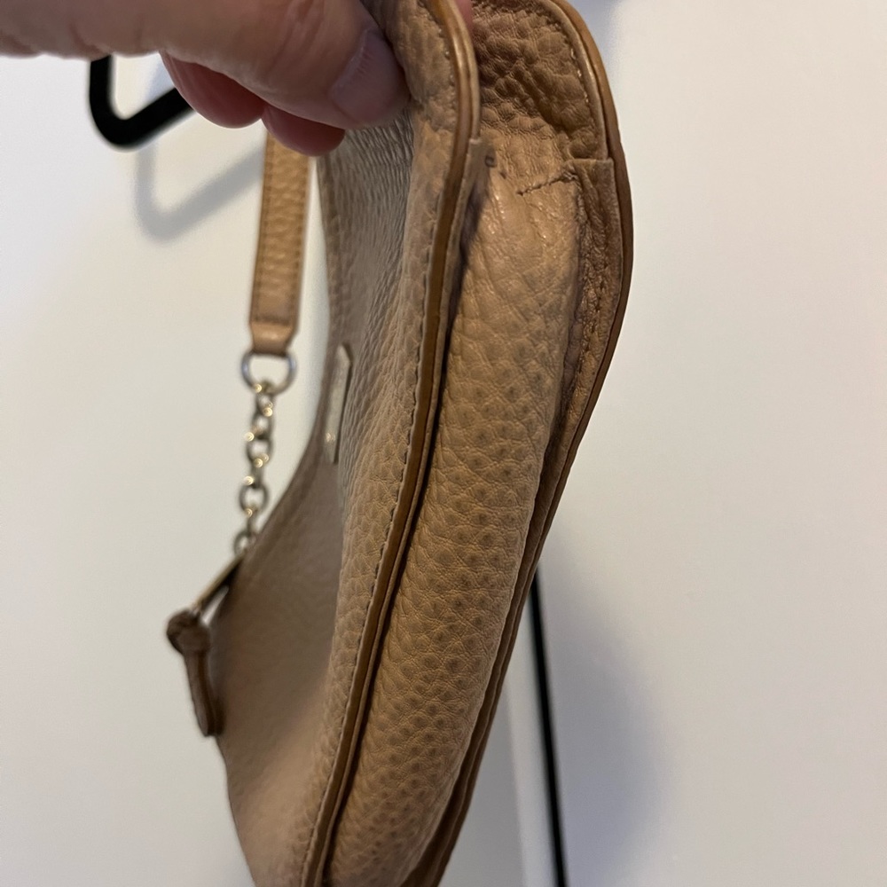 Cole Haan Women’s Crossbody Bag Beige, Small 8”w x 5”h x 1.5”d, Gold Hardware - Picture 10 of 10